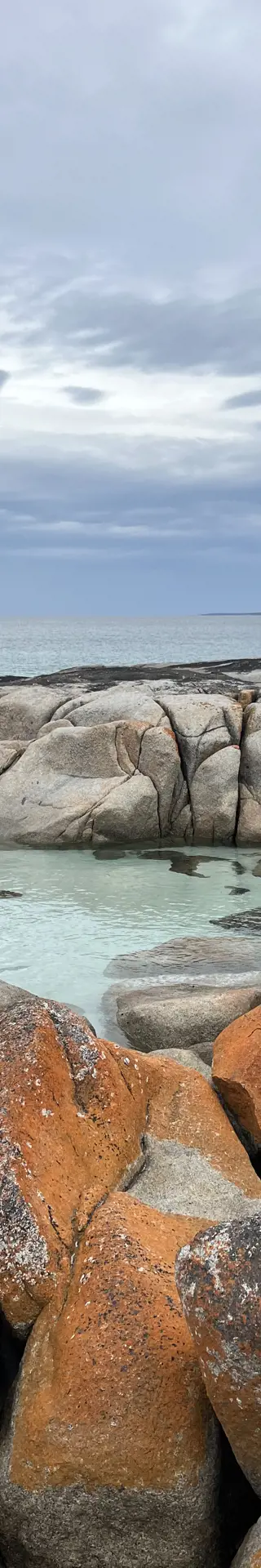 Bay of Fires – flammende Felsen
